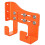 Chainsaw Holder Wall Mount Heavy Duty Adjustable Chainsaw Hanger with 2 Hooks for Garage Chainsaw Storage Tool Storage 2