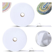 2 Rolls 1/4 Inch Jelly Roll Batting Strips, 70 Yards Total Extra Thick for Rug Making, Quilting & Fabric Tube Maker Tool