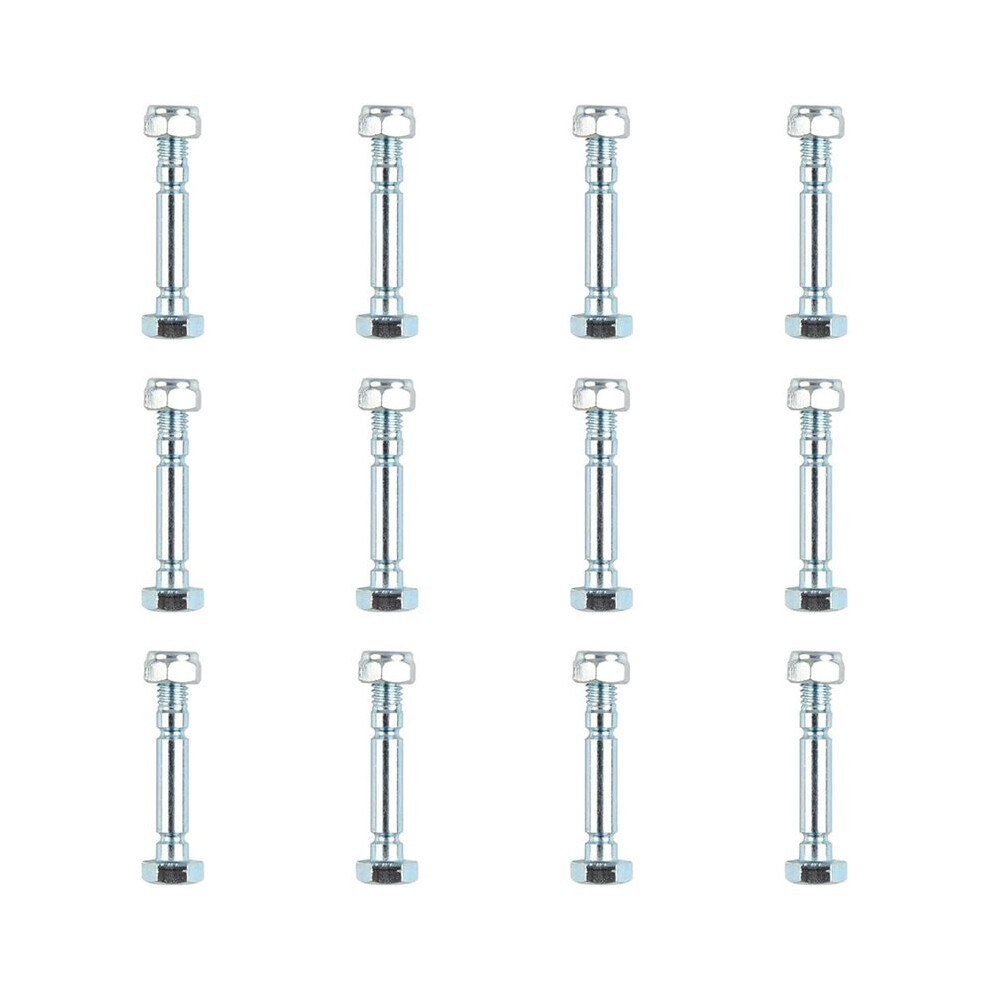 12Pcs Snow Blower Shear Pins Bolts And Nuts Set 303160355P/303160355 Replacement Parts For Powersmart Snow Blower 6031963021621