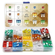 140 Pcs Fuses Automotive Kit - Blade Auto Fuse Assortment Standard and  Car Fuse for Marine, RV, , Boat