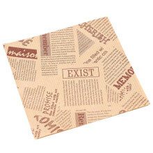 1000 Pz 12 X 12 cm Sandwich Donut Bread Bag Biscuits Ciambelle di Carta Oilproof Bread Bakery Imballaggio Alimentare