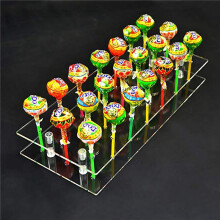 3X 21 Hole Clear Acrylic Lollipop Holder Weddings Baby Showers Birthday Parties Anniversaries Candy Decorative