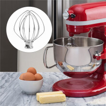 2 Pack Stainless Steel Wire Whip Mixer Attachment for  K45WW Flour Cake Balloon Whisk Egg Cream Stirrer