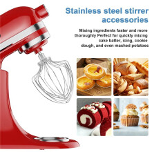 Accessories for 7-Quart Lifting Stand Mixer, Mixing , Whisk, Suitable for KSM7586P/7990/8990