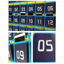 4X 36 Nummerierte Taschen Diagramm Organisator zum Aufhängen für Handys zum Aufhängen für Taschenrechner Im Klassenzimmer, Handy Halter