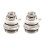 2pcs Brass 3/4 Inch Automatic Air Vent Valve for Radiators - Self Bleeding Radiator Valve Compatible with Heating System 1