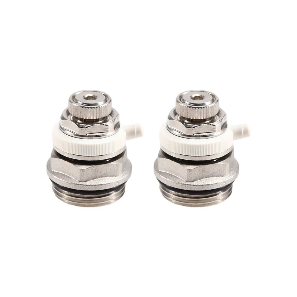 2Pcs Brass 3/4 Inch Automatic Air Vent Valve For Radiators - Self Bleeding Radiator Valve Compatible With Heating System 6032296787871