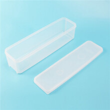 2X Household Noodle Translucent Storage Box Airtight Spaghetti Box Kitchen Food Fruit Container