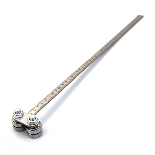 Positioning Caliper for Precise Measure&Wood Cutting,Circular Saw Guide Adjustable Guide Rail,Cutting Measuring Tool B