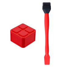 Silicone Glue Brush Kit Woodworking Glue Applicator Sealable Lid Glue Pod Portable DIY Hand Tool for Woodworking