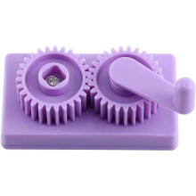 Quilling Crimper Machine Plast Handdriven Papperskrimpning Hantverk Quilled DIY Konstverktyg för Konstverk Scrapbook