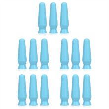 15 Pièces B84B - Outil D'Insertion et de Retrait de Lentilles Sclérales Sans Ventilation, pour Lentilles de Contact Rigides et Prothèses Oculaires