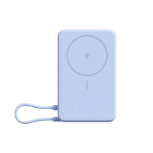 Batería portátil magnética Xiaomi 10000 con soporte incorporado azul