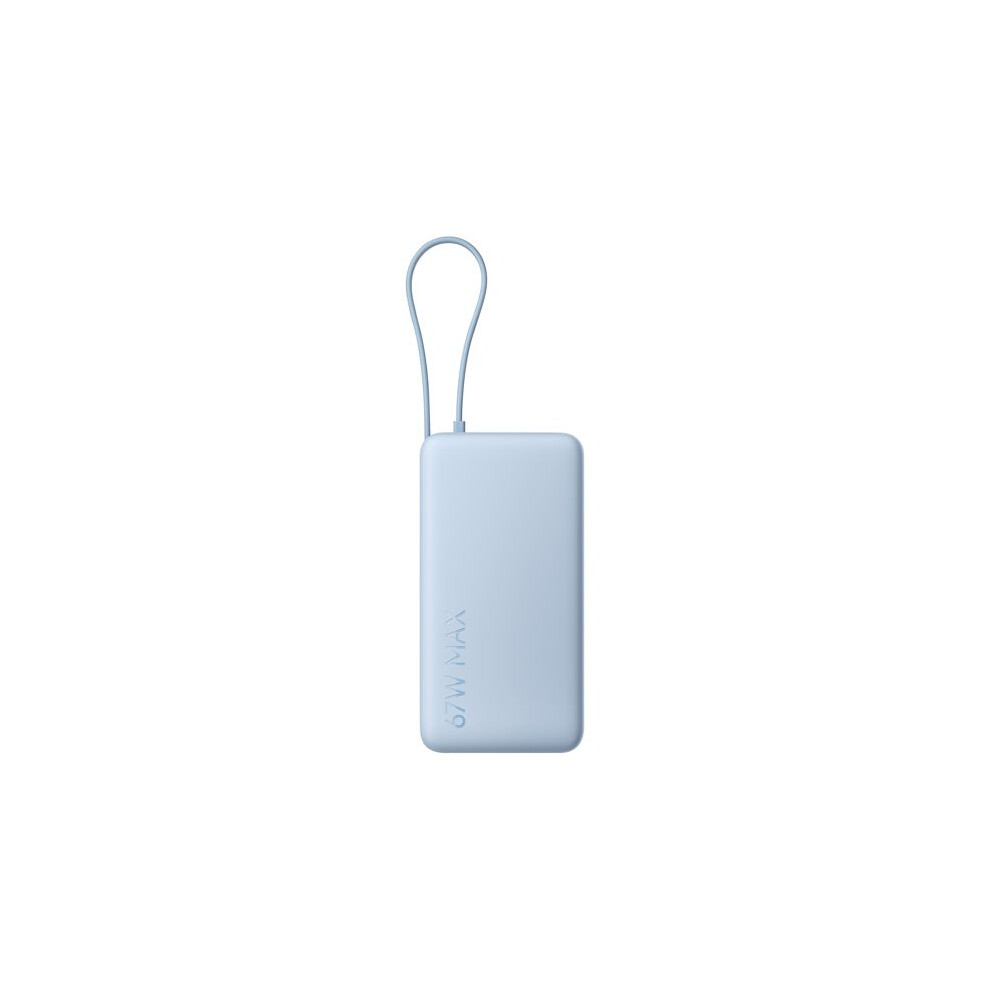 Xiaomi 67W Power Bank 10000 (Integrated Cable) Blue - 67W Fast Charging - Integrated Usb-C Cable - Airline Approved <100Wh - Image 3