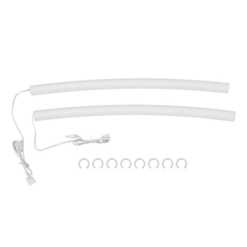 2PCS Terminali in Silicone ARGB per Raffreddamento a Acqua 390x19mm 2