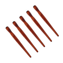 5-teiliges Sandelholz-Federhalter-Set, rotes Holz, 173  10 mm