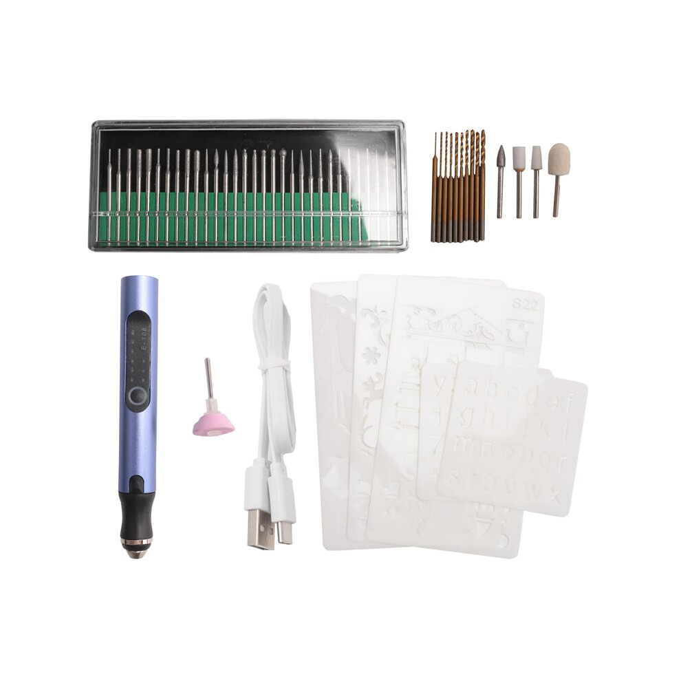 Resin Polishing Tools Kit,Electric Resin Drill Kit,Rotary Pen With Bits & Deburring Tool For Keychain Making,Jewelry Art 4712901447179