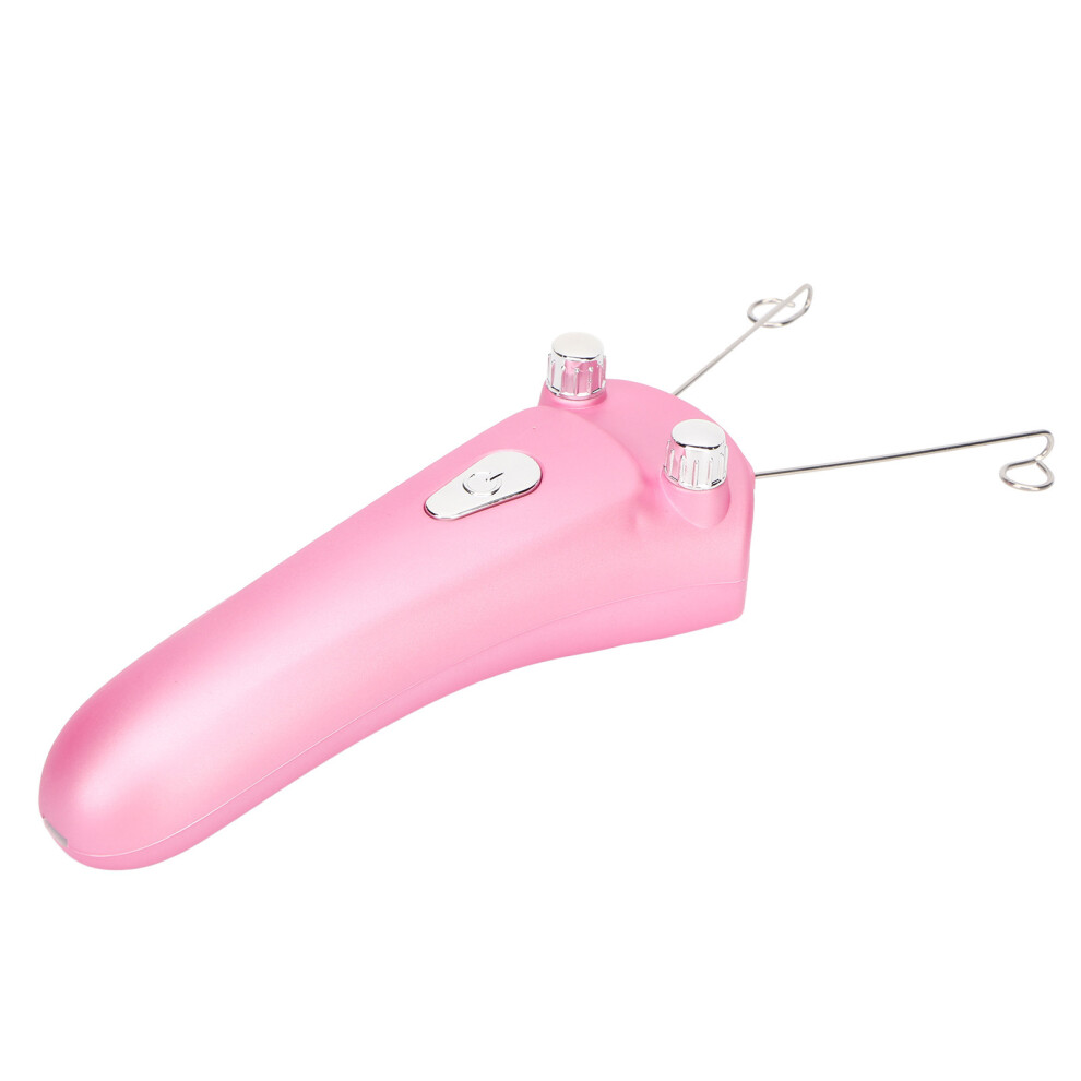 Pink Electric Facial Threading Epilator, Cordless 500Mah Usb Rechargeable