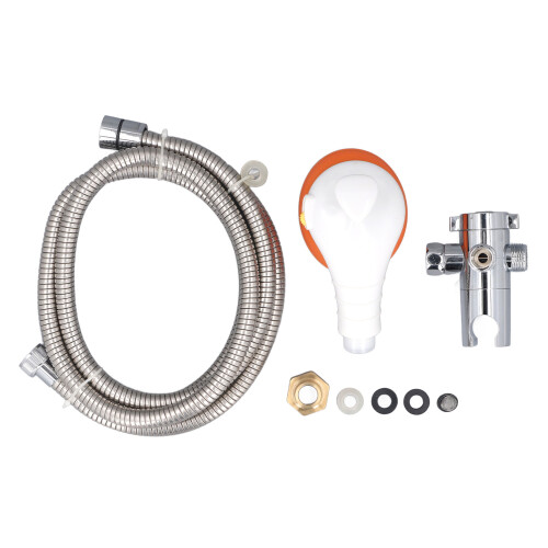 Pet Shower Set, Splash-Proof, 2.4m Hose, Easy to Use 1
