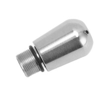 Barsetto Kaffeemaschinen Ersatz-Dampfdüse mit 3 Löchern, Edelstahl-Design