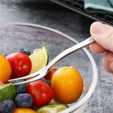 20Pcs 304 Stainless Steel Cocktail Dessert Fork Appetizer Snack Cake Fruit Forks Set