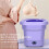 Portable Washing Machine,Folding  Washing Machine Sterilization Drying Washing Machine for Clothes EU Plug Green 2