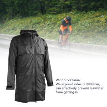 Men's PVC Waterproof Jacket Reflective Safety