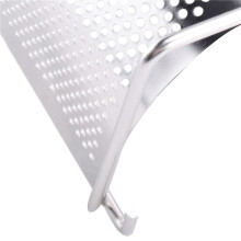 3X Stainless Steel Fried Basket Long Fry Potato Chip Container Best for French Fries Potato Chip Squeezers Kitchen Tool