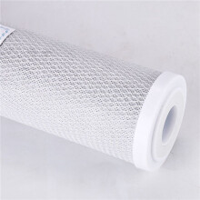6Pcs Water Filter Activated Carbon Cartridge Filter 10 Inch Cartridge Replacement Purifier CTO Block Carbon Filter