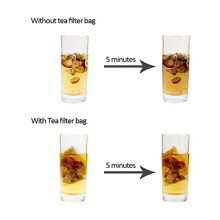 1200 Pack Tea Filter Bags,Disposable Paper Tea Bag with Drawstring for Loose Leaf Tea,Coffee(Natural Color,2.75X1.97 In)