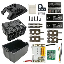 BL1890B Lithium Battery Case 15X18650 BSM Balanced PCB Charging Circuit Board LED Label Box for 18V BL1815 BL1830