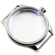 42mm Stainless Watch Case, for ETA 6497 for Seagull 6498 ST3600/ST3621 Hand Winding Movement Accessory Replace