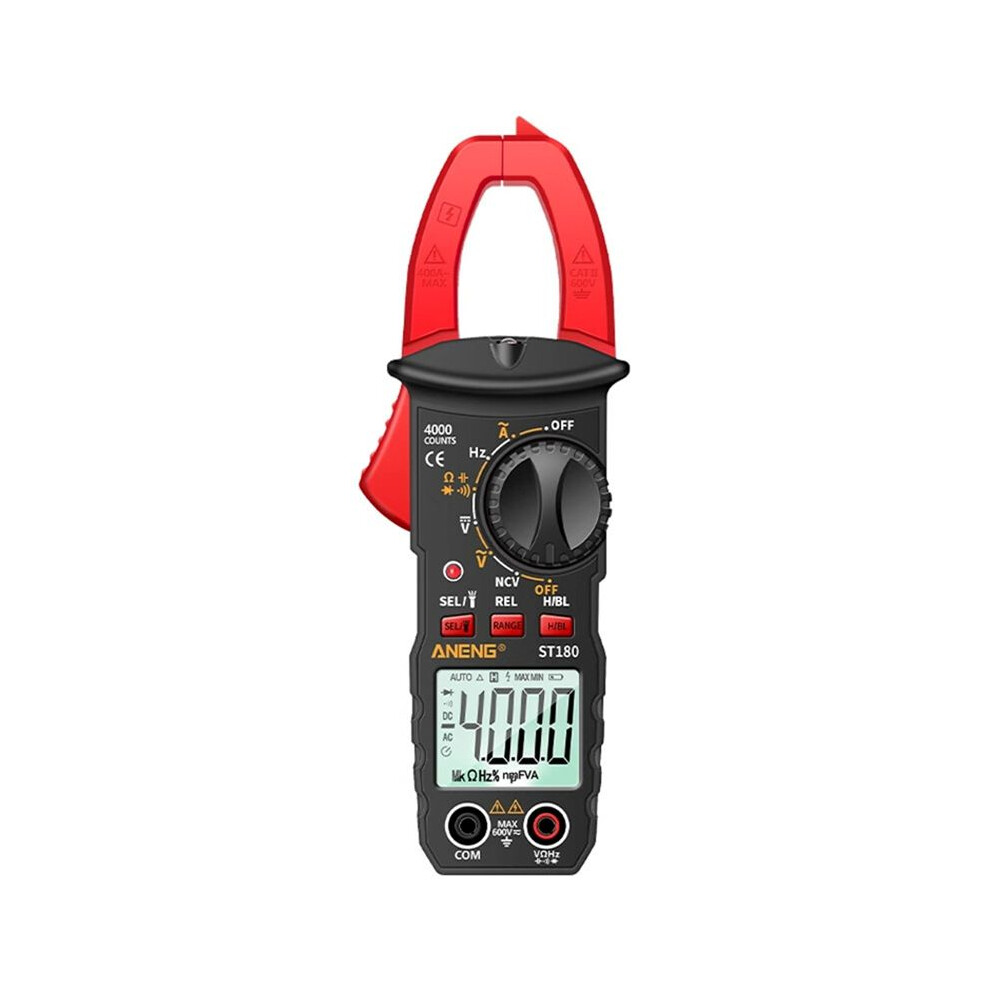 Aneng St180 Digital Clamp Meter 4000 Counts Ac Current Ammeter Multimeter Voltage Tester Car Amp Capacitance Ohm Tools 6132123159892