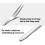 30Pcs Stainless Steel Reusable Fruit Fork Cake Snack Dessert Salad Flatware Fork Two-Tine Fork Set Kitchen Tool 13cm 6