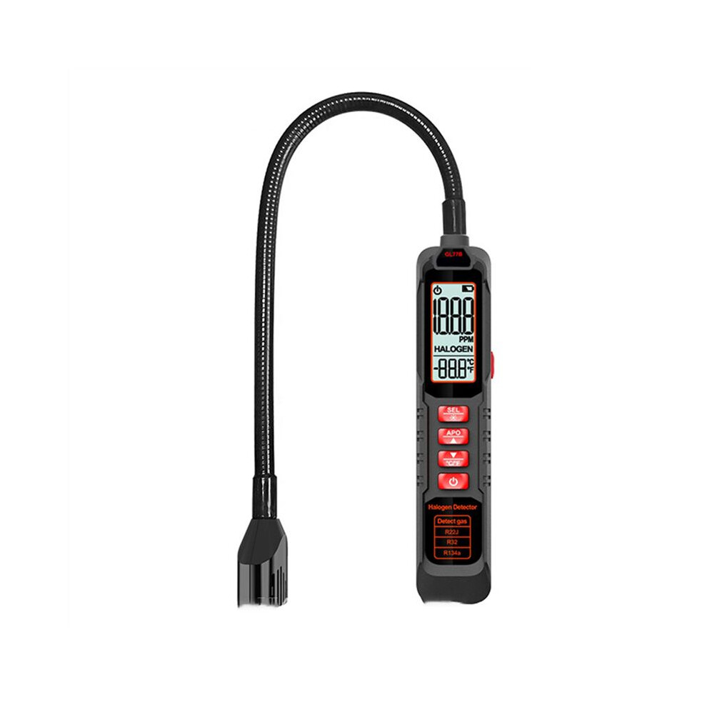 Refrigerant Leak Detector 0-1000Ppm Air Conditioning Hvac Refrigerant Leak Detector Cfc Hfc Hcfc Hc Hfo Tester Gl77b 6134220673592