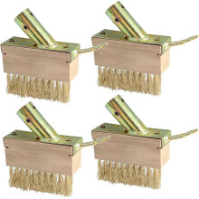 Pack of 4 Joint Brush, Steel Brush, Weed Joint Brush, Joint Brush with Handle, Metal Bristles and Scraper Against Weeds