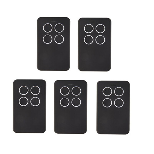 5pcs Universal Multifrequency Garage Remote Gate Remote Control 280-868MHZ for All Fixed Code and Parts of Rolling Code
