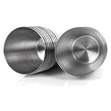 45 Pcs Stainless Steel Shot Glasses Drinking Vessel,30Ml(1Oz) Camping Travel Coffee Tea Cup,for Whiskey Tequila Liquor