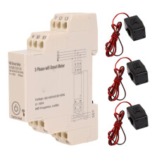 Power Meter APP Monitoring Remote Control WiFi Meter Measurement 3 Phase with 3 Current Sensors for School