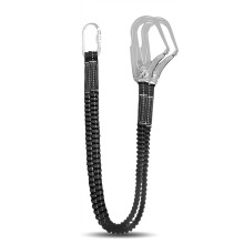 Fall Protection Safety Belt, Elastic Hook Safety Belt, Extendable Safety Lead with Carabiner Hook, Anti-Fall Safety Rope