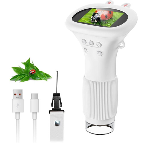 Kids Microscope, 1000X Handheld Digital Microscope HD Portable  USB Microscope Camera Compatible for PC 1