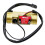 B6 Brass Water Flow Sensor Hall Effect Flow Meter Liquid Flow Rate Sensor Flow  Detector with Temperature Probe 1
