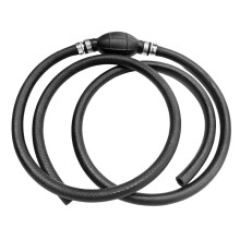3/8 Inch 6FT Boat Fuel with Primer Bulb Nylon Braided Fuel Assembly 3/8inch 10mm Hose Universal Fuel
