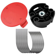 10Pcs Trimmer &Cover& for AFS 23-37 F016800431 F016F04841 F016F04839 Grass Trimmer Replacement