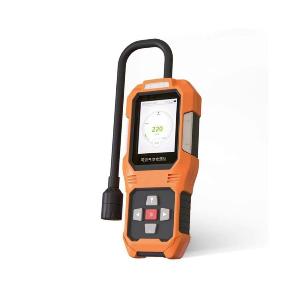 Digital Gas Leak Detector Ppm Range Audible/Visual Alarm Semiconductor Sensor Propane Natural Gas Combustible 6033360492783