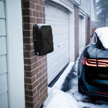 EV Charger Cover for Wall Connector Level 2, Charging Station Cover with Adjustable Zipper, Snow Protections Bag