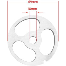 2X Type 12 Stainless Steel Meat Grinder Plate Discs Blades for  Mixer FGA Food Chopper Meat Grinders F