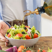 Verseurs Lestés En Acier Inoxydable, Bec Distributeur D'Huile D'Olive à Retournement Automatique, Becs Verseurs de Vinaigre Balsamique 8 Pièces