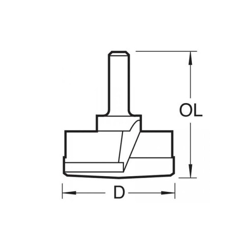 Trend Trend T421/35 X 1/4 Tct Hinge Sinking Bit 35mm Diameter 2
