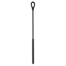 (Black, 6 9 combinations) 2pcs Baby Bottle Brush, Spiral Anti-Slip, Fine Head
